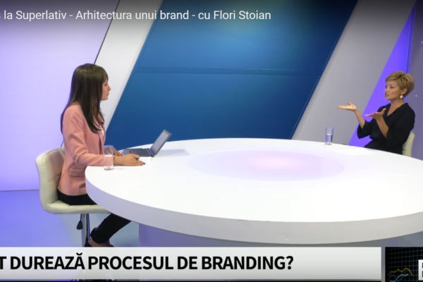 Cu Flori Stoian la A7TV, in Business la superlativ, discutînd despre ce înseamnă brandingul de fapt
